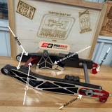 Speed Dealer Customs Swingarm - Harley Davidson Dyna 2007 to 2017