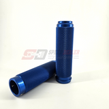 Harley Davidson Motorcycle Grips for Throttle by Wire Fitment Blue in Color