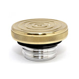 Speed Dealer Harley Davidson Gas Cap Bullseye Version Brass Finish