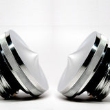 Pointed Style Gas Cap for Harley Davidson Years 1983 to 2017 Polished Alum