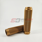 Harley Davidson Motorcycle Grips for Throttle by Wire Fitment Gold in Color