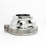 7/8 Inch Knurled Chrome Single Cable Throttle Housing