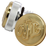  Brass and Aluminum Motorcycle Oil Cap 1-3/8 inch threaded for Harley Davidson
