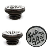 Speed Dealer Customs Harley Davidson Gas Cap for model years through 2017 and some 2018-Fucking Gas Lettering