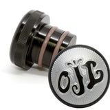 Oil Cap Black Anodized with Oil Letters for Harley Touring 2000 to 2007