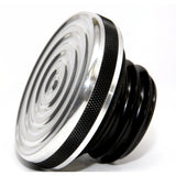 Speed Dealer Harley Davidson Gas Cap Bullseye Version-Accent Machined Polished Bullseye Top