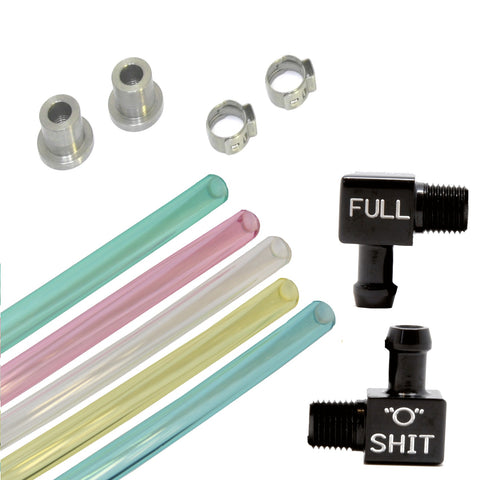 Fuel Sight Gauge Kit with Choice of Hose Color