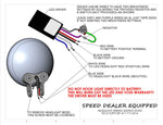 Headlight wiring instructions for Motorcycle Headlight by Speed Dealer
