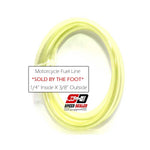 Yellow Fuel Hose Sold by the Foot